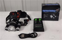 High Power Headlamp with Rechargeble Battery Pack