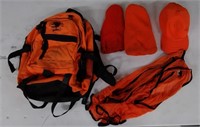 Hunter Orange Backpack-Hats-Safety Vest