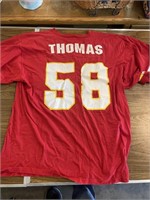 Kansas city chiefs shirt Thomas 58 xl