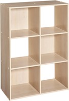 ClosetMaid 4176 6-Cube Organizer  Birch