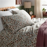 Flannel Sheet Set - Flowers (TWIN)
