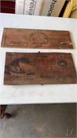 Wood Advertising from Old  Box