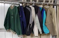 8 Golf Jackets & Sweaters size Large