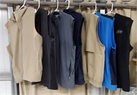 7 Sleeveless Golf Jackets size Large