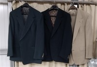 3 Dress Jackets & 1 Pair of Pants Size Large