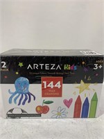 ARTEZA KIDS WAX CRAYONS 72COLOURS 144CRAYONS