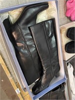 Rosalie black boots size 8.5