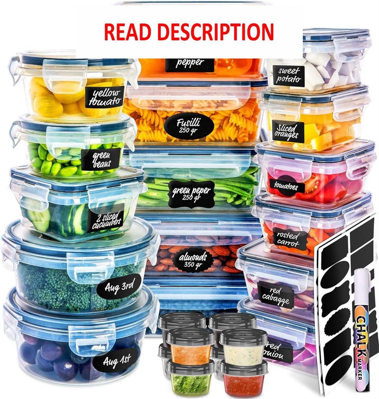 $40  50-Pc Fullstar BPA-Free Food Storage Set