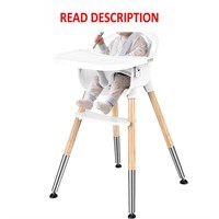 $80  Bellababy Wooden Chair  Harness  White