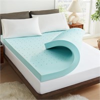 $87  DQZ 3 Gel Cooling Foam Mattress Topper  Queen