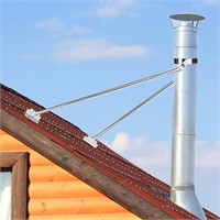 $60  6DP-XRB 6 Roof Bracket: SS Pipe Support