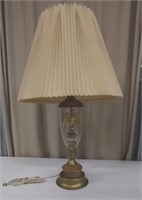 Glass Eagle Lamp  28" tall