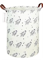 QUEENLALA LARGE STORAGE BASKET,COLLAPSIBLE ROUND