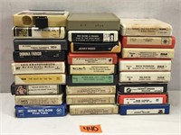 Lot of Various 8 Track Cassettes