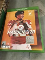 Madden 20 xbox one game