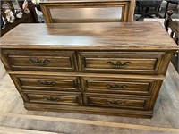 Dresser with mirror