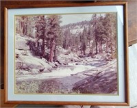 Framed Picture of Yosemite National Park 16" x 13"