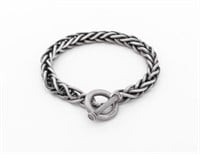 Sterling Silver Foxtail Link Bracelet