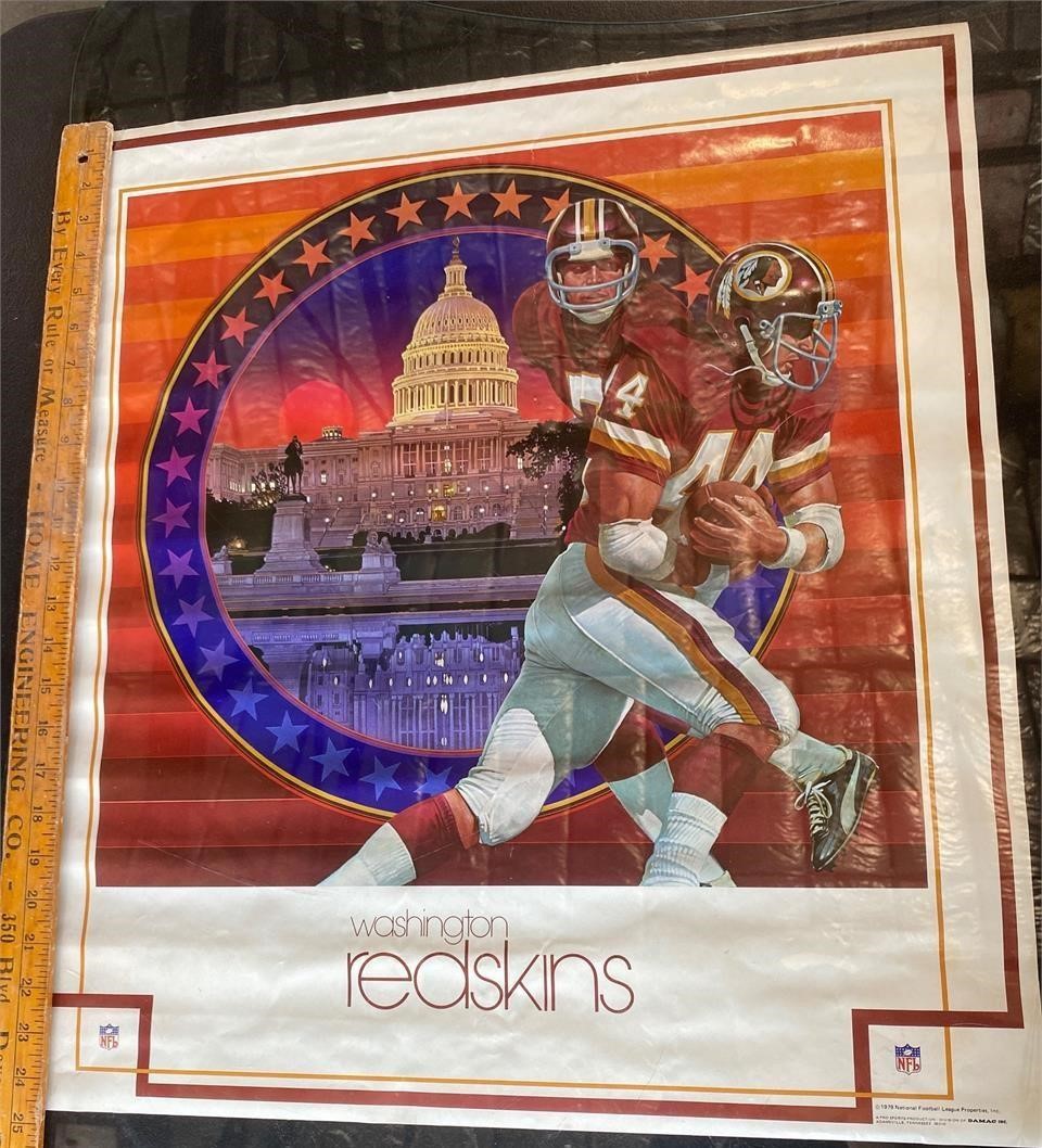 1979 Redskins Poster
