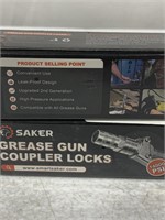 SAKER GREASE GUN COUPLER LOCKS 14000PSI 2PC SEALED