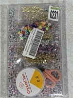 CRAFT LETTER BEADS 4x7MM 1400PC