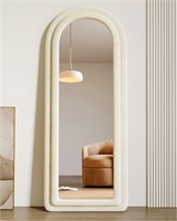 63x24 Arched Full Body Mirror  White