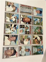 Collection of (15) 1970 Topps Baseball Cards