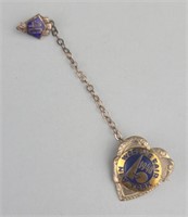 1940 World's Fair New York Pin. Larger piece is