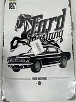FORD MUSTANG METAL SIGN 8X12IN