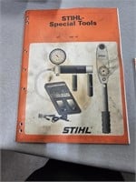 Stihl special tools manual - 1 soft cover manual
