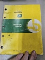 John Deere technical manual - Horicon attachments