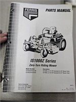 Ferris parts manual - PKG IS1000Z, IS5000Z, ISZ, I