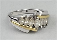 14K Gold & Diamond Ring.