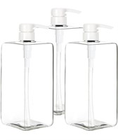 YOUNGEVER 3 PACK PUMP BOTTLES FOR SHAMPOO 32 OZ