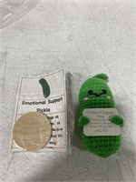 2 PC HANDMADE EMOTIONAL SUPPORT PICKLE
