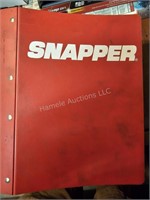 Snapper parts counter manual - 3-ring binder