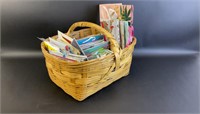 Basket of Greeting Cards & Gift Bags
