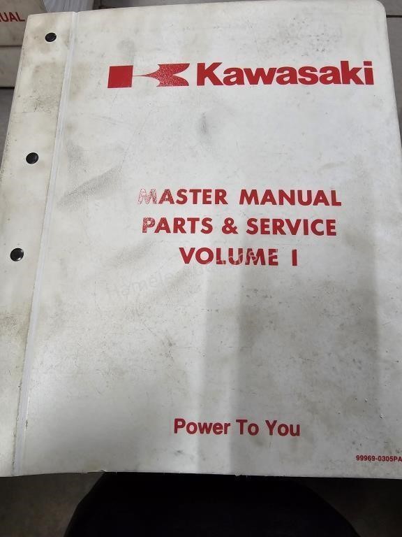 Kawasaki 3-ring binders - 5 set total - Mster Man