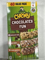 QUAKER CHEWY CHOCOLATEY FUN 40 VALUE PACK BBF
