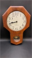 Elgin Battery Operated Pendulum Wall Clock