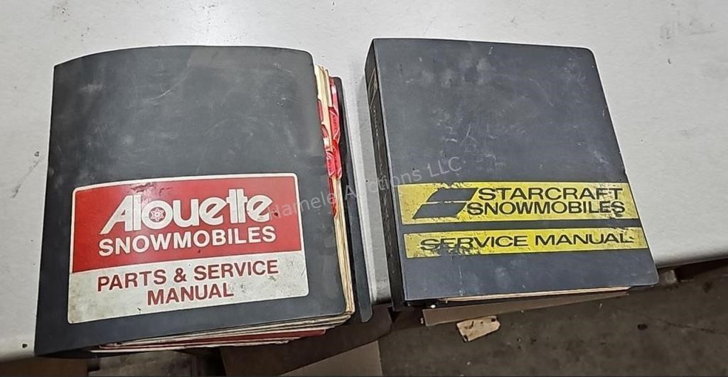 Vintage snowmobile manuals and parts - Alouette ma