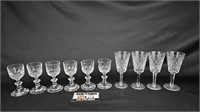 Crystal Cordials & Crystal Sherry Glasses