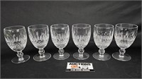 Waterford Crystal White Colleen Wine Goblets