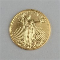 2012 1/10 Oz Fine Gold Eagle Five Dollar Coin.