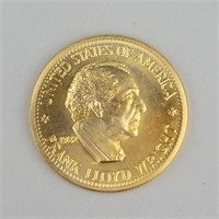 1982 1/2 Oz Fine Gold Frank Lloyd Wright Coin.