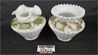 Fenton Art Glass Charleton Embossed Bowls