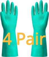 4pr Chemical Resistant Nitrile Gloves, ThxToms
