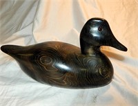 Ducks Unlimited 1991 Carved Duck by Valarie Bundy
