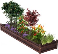8x2ft Raised Garden Bed for Vegetable  Herb