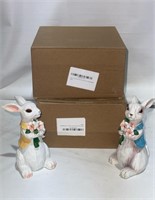 3 Sets- Rabbit Garden Ornaments.
